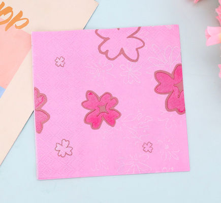 原生木浆彩色印花双层面巾纸